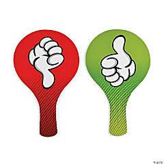 Thumbs Up/Thumbs Down Classroom Paddles - 24 Pc.