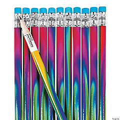 Tie-Dyed Pencils - 24 Pc.