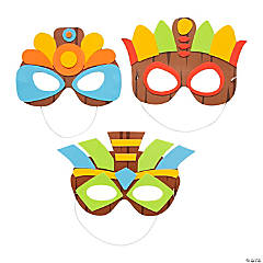 Tiki Mask Craft Kit - Makes 12