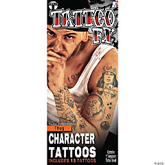 Tinsley Transfers Character Thug Temporary Tattoos