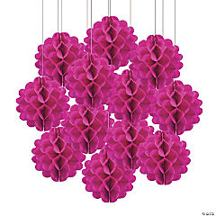 Tissue Balls - Hot Pink
