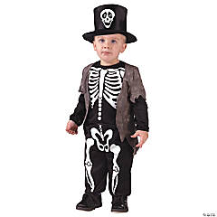 Toddler Happy Skeleton Halloween Costume - 3T-4T