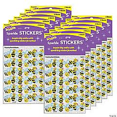 Trend Merry Music Sparkle Stickers , 72 per Pack, 12 Packs