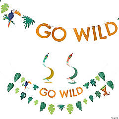 Tropical Party Go Wild Garlands - 2 Pc.