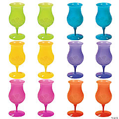 Tropical Plastic Hurricane Glasses
