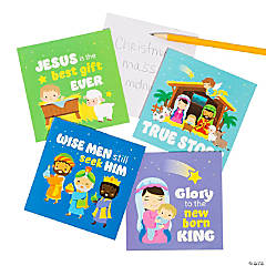 True Story Nativity Notepads - 24 Pc.