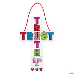 Trust in God’s Truth Cross Sign Craft Kit - Makes 12