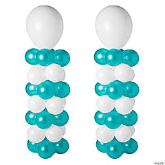 Bulk 144 Pc. White Balloon Sticks with Cup