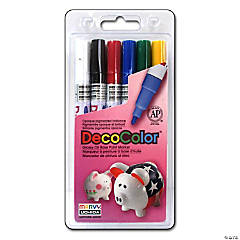 Uchida DecoColor Broad Marker Carded Set 6pc