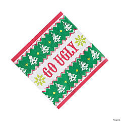 Ugly Sweater Luncheon Napkins - 16 Pc.