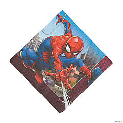 Marvel Boy's Spider-Man Swinging 5th Birthday T-Shirt Blue