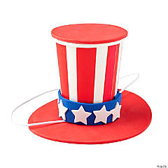 Uncle Sam Hat Craft Kit - Makes 6
