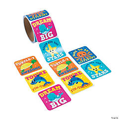 Under the Sea Jumbo Roll Stickers - 100 Pc.