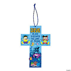 Under the Sea VBS Cross Sign Craft Kit - Makes 12
