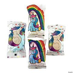 Unicorn Cotton Candy Packs - 24 Pc.