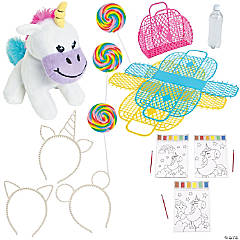 Unicorn Party Jelly Tote Favor Kit for 12 Guests