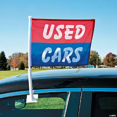 Used Cars Car Window Flag