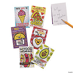 Valentine Food Mini Notepads
