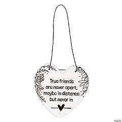 Valentine Friends Heart-Shaped Ornament