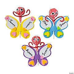 Valentine’s Day Butterfly Lollipop Craft Kit - Makes 12