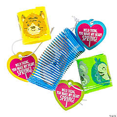 Valentine’s Day Magic Springs with Card Handout Kit - Makes 24