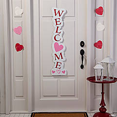 Valentine’s Day Welcome Porch Sign
