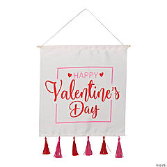 Valentine's Day Banner With Tassels