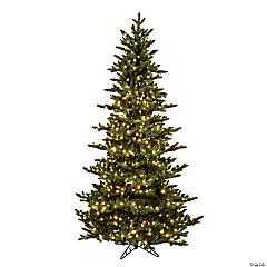 Vickerman 10' Natural Fraser Fir Artificial Christmas Tree, Warm White Dura-lit LED Lights