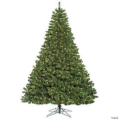 Vickerman 12' Oregon Fir Artificial Christmas Tree, Clear Dura-lit Lights