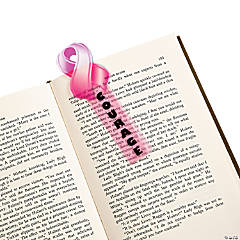 Vinyl Breast Cancer Awareness Bookmarks