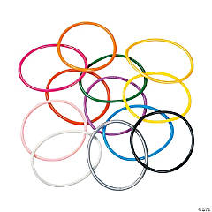 Fun Express Lot de 144 bracelets en vinyle Couleurs olympiques