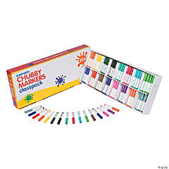 Washable 16 Color Chubby Marker Classpack