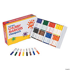 Washable Chubby Marker 8-Color Classpack