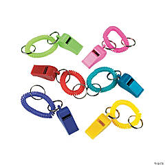 Whistle Expandable Keychains - 12 Pc.