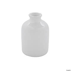 White Bud Jar Vases - 3 Pc.