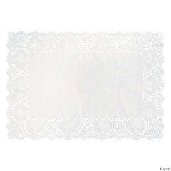 White Doily Placemats - 8 Pc.