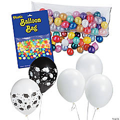 White Graduation Balloon Drop Kit