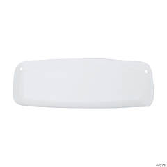 White Long Platters - 3 Pc.