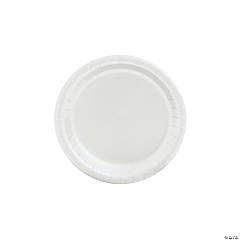 White Paper Dessert Plates - 24 Ct.