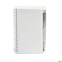 White Spiral Notebook & Pen Sets