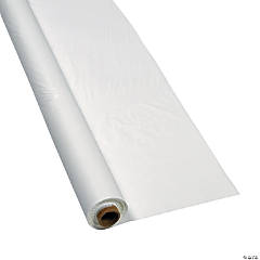 White Tablecloth Roll