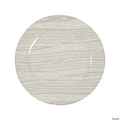 Whitewash Faux Wood Charger Placemats - 25 Pc.