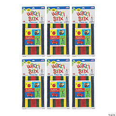 Wikki Stix® Primary Colors Pak, 48 Stix Per Pack, 6 Packs