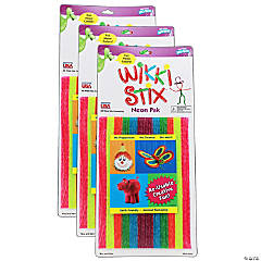 Wikki Stix wikki stix birthday fun favors, pack of 20 individual fun  favors, each with 12 wikki stix and a birthday themed play sheet, m