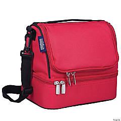Wildkin Cardinal Red Two Compartment Lunch Bag