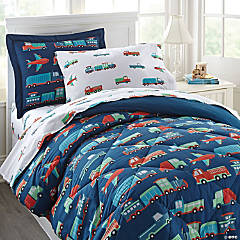 Wildkin Kids Dinosaur Land 100% Cotton Flannel Sheet Set - Twin