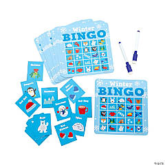 Winter Dry Erase Bingo Game