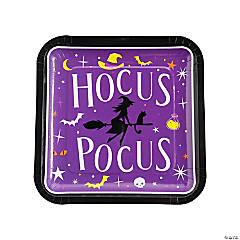 Witch Party Square Paper Dinner Plates - 8 Ct.