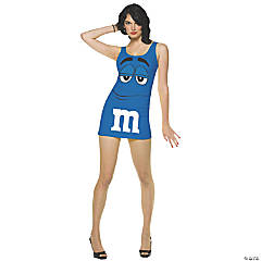 Women’s Blue M&M’s<sup>®</sup> Tank Dress Costume