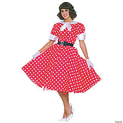 Women's 50s Housewife Costume - Standard